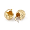 Rack Plating Brass Hoop Earrings for Women EJEW-M213-48G-2