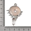 Natural & Synthetic Mixed Gemstone Big Pendants G-G466-02P-4