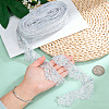 Polyester Lace Ribbon OCOR-WH0105-202B-3