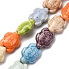 Handmade Porcelain Beads Strands LAMP-G140-02P-1