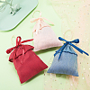 Satin Bags with Drawstring Jewelry Gift Bags ABAG-CJC0001-009C-8