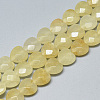 Natural Topaz Jade Beads Strands G-S357-E01-12-1