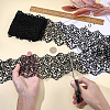 Polyester Lace Trim OCOR-WH0111-142A-3