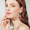6Pcs Brass Earring Hooks KK-BBC0013-81-5