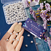 120Pcs Brass Filigree Hollow Beads KK-SC0005-15-3