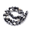 Natural Zebra Jasper Beads Strands G-S259-39-8mm-2