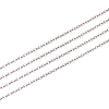 Anti-Tarnish Rhodium Plated 925 Sterling Silver Cable Chain STER-WH0011-04P-1