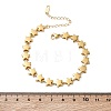 304 Stainless Steel Star Link Chains Bracelets for Women SA-CBA4051-01G-3
