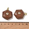 Natural & Synthetic Mixed Gemstone Faceted Pendants GG-CBA67BD-01G-4
