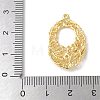 Brass Micro Pave Cubic Zirconia Pendants KK-P290-52G-01-3