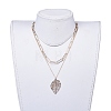 Pendant & Chain Necklaces Sets NJEW-JN02759-5