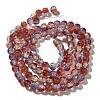 Crackle Glass Beads Strands X-CCG-C002-8mm-11-2