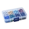 160Pcs 8 Styles Natural Wood Beads WOOD-FS0001-18-6