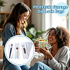50Pcs Rectangle Glitter Holographic Plastic Yin-yang Zip Top Gift Bags OPP-TADJ0001-07B-7