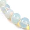 Opalite Rondelle Graduated Beaded Necklaces for Women Men NJEW-K388-02F-2