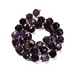 Natural Amethyst Beads Strands G-P568-B01-01-3