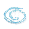 Electroplated Opaque Glass Beads Strands LS-EGLA-L015-FR-B02-3