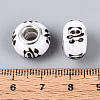 Opaque Resin European Beads RPDL-T004-01A-3