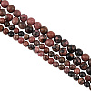 GOMAKERER 2 Strands 2 Styles Natural Rhodonite Beads Strands G-GO0001-30-1