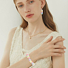 200Pcs Opaque Acrylic European Beads MACR-PA0001-90-6