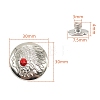 Alloy Decorative Buttons PW-WG1200D-22-1