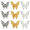 30Pcs 3 Colors Tibetan Style Alloy Beads FIND-CJ0004-69-1