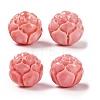 Synthetic Shell Dyed Carved Beads SHEL-H005-25-1