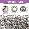 240Pcs Tibetan Style Alloy Beads TIBE-PA0001-03-2