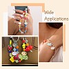 15Pcs 5 Colors Handmade Porcelain Beads PORC-CJ0001-57-7
