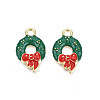 Rack Plating Alloy Enamel Charms LS-ENAM-N055-167-2