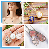6Pcs 3 Colors Brass Chains Macrame Pouch Necklaces NJEW-AR00001-5