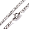 Non-Tarnish 304 Stainless Steel Necklaces NJEW-Q338-14P-4