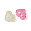 Transparent Acrylic European Beads X-MACR-L007-15-2