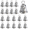Alloy Bell Charms FIND-WH0173-417AS-1