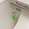 Resin Finger Rings for Girls WGC0F7A-03-1