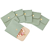 HOBBIESAY 6Pcs PU Imitation Leather Jewelry Storage Bags ABAG-HY0001-14-1