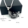 Vintage Fish 304 Stainless Steel Pendant Necklaces for Women Men ZR4097-6
