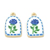 Printed Brass Pendants KK-CBAF9BC-07G-06-1