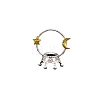 Moon Star Alloy Crystal Ball Holders PW-WG19639-03-2