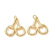Brass Pendants KK-CBA2F11-36G-1