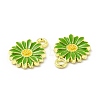 Alloy Enamel Charms FIND-H035-01F-LG-3