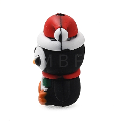 Christmas Theme Silicone Focal Beads SIL-L007-01H-1