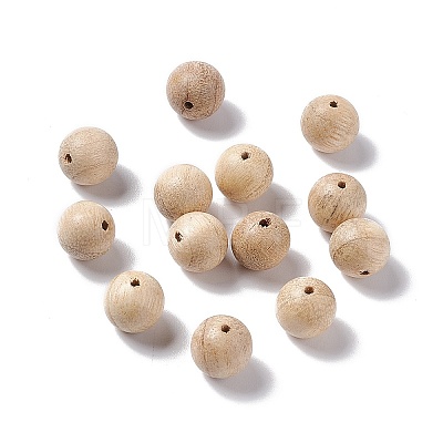 Round Wood Beads WOOD-I008-07-1
