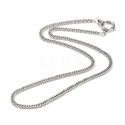 304 Stainless Steel Diamond Cut Chunky Curb Chains NJEW-JN03213-1
