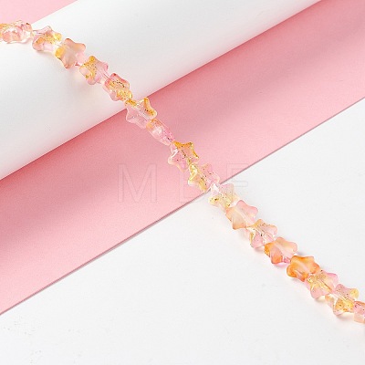 Transparent Glass Beads Strand X1-GLAA-F112-04I-1