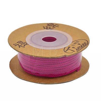 Eco-Friendly Dyed Round Nylon Cotton String Threads Cords OCOR-L001-821-203-1