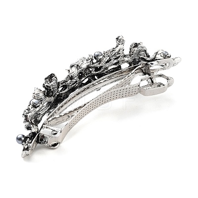 Flower Alloy Rhinestone Hair Barrettes LS-PHAR-S604-01AS-04-1