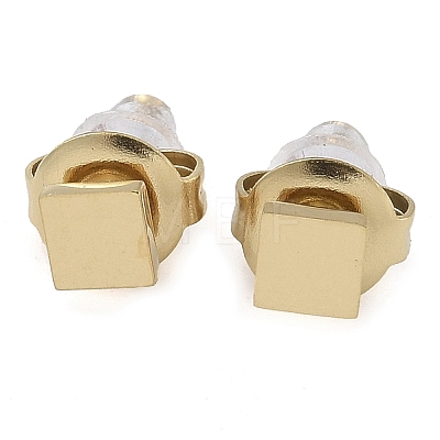 Ion Plating(IP) 304 Stainless Steel Stud Earrings for Women EJEW-B109-04C-G-1