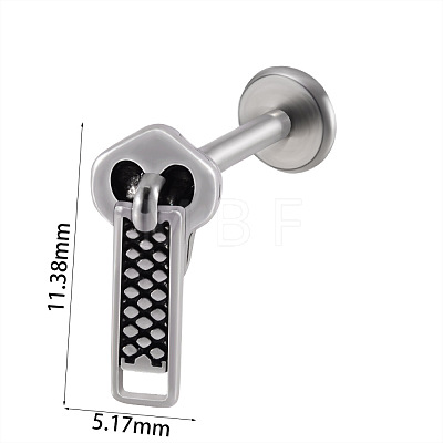 304 Stainless Steel Threadless Labret Stud WG47083-19-1