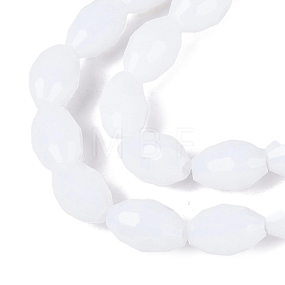 Opaque Solid Color Glass Beads Strands LS-GLAA-N071-01A-C01-1